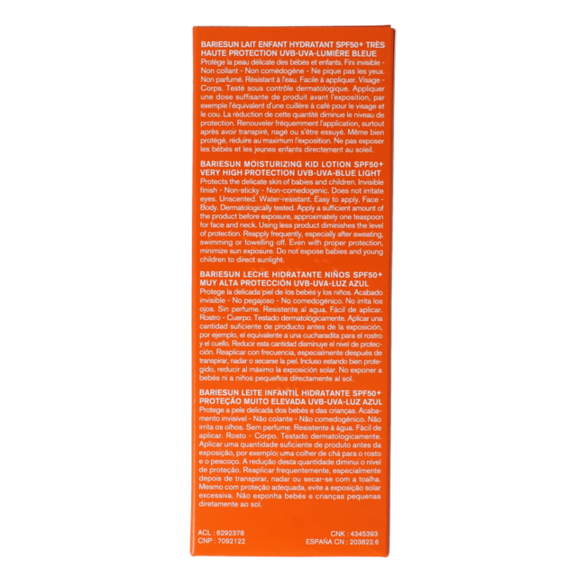 Bariesun child lotion SPF50 100 Millilitres
