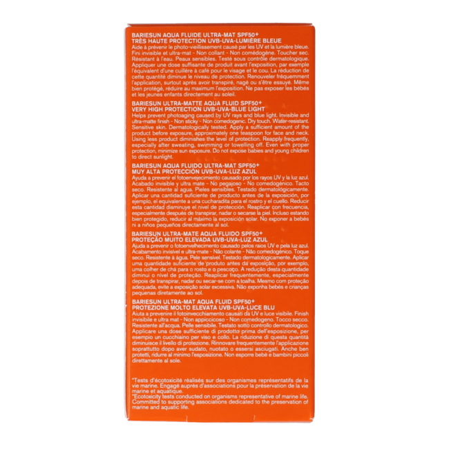 Bariesun aqua ultramatte SPF50 50 mililitros