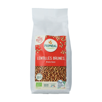 Primeal Lentilles brunes bio 1000 Grammes