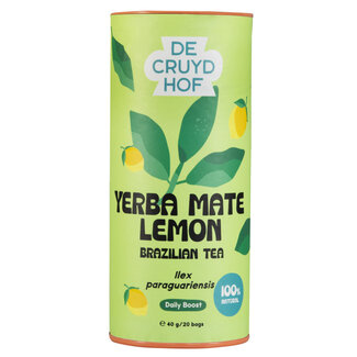 Cruydhof Tè yerba mate / limone 20 Pezzi