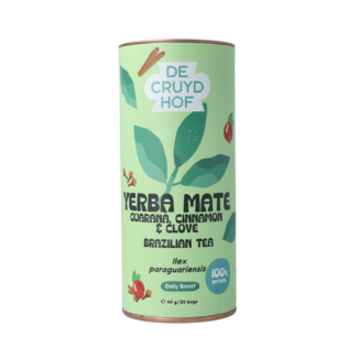 Cruydhof Yerba-Maté-Tee / Guarana-Zimt / Gewürznelke 20 Stück