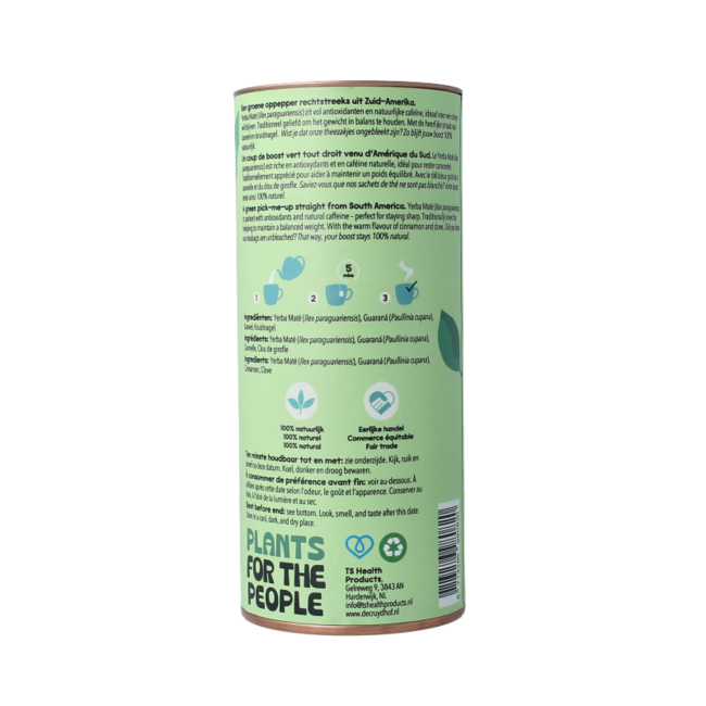Thé yerba mate / guarana/cannelle / clou de girofle 20 pièces