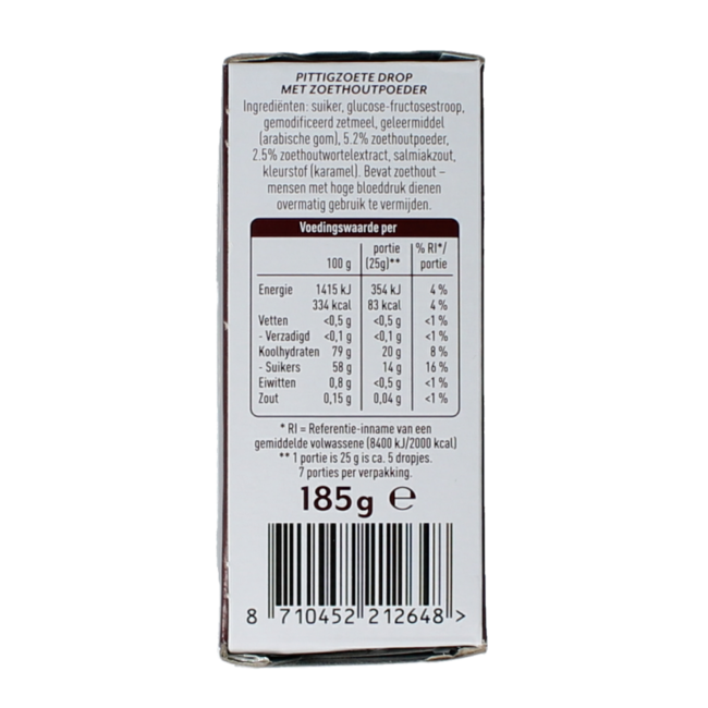 Sneker zoethoudertje 185 gramos