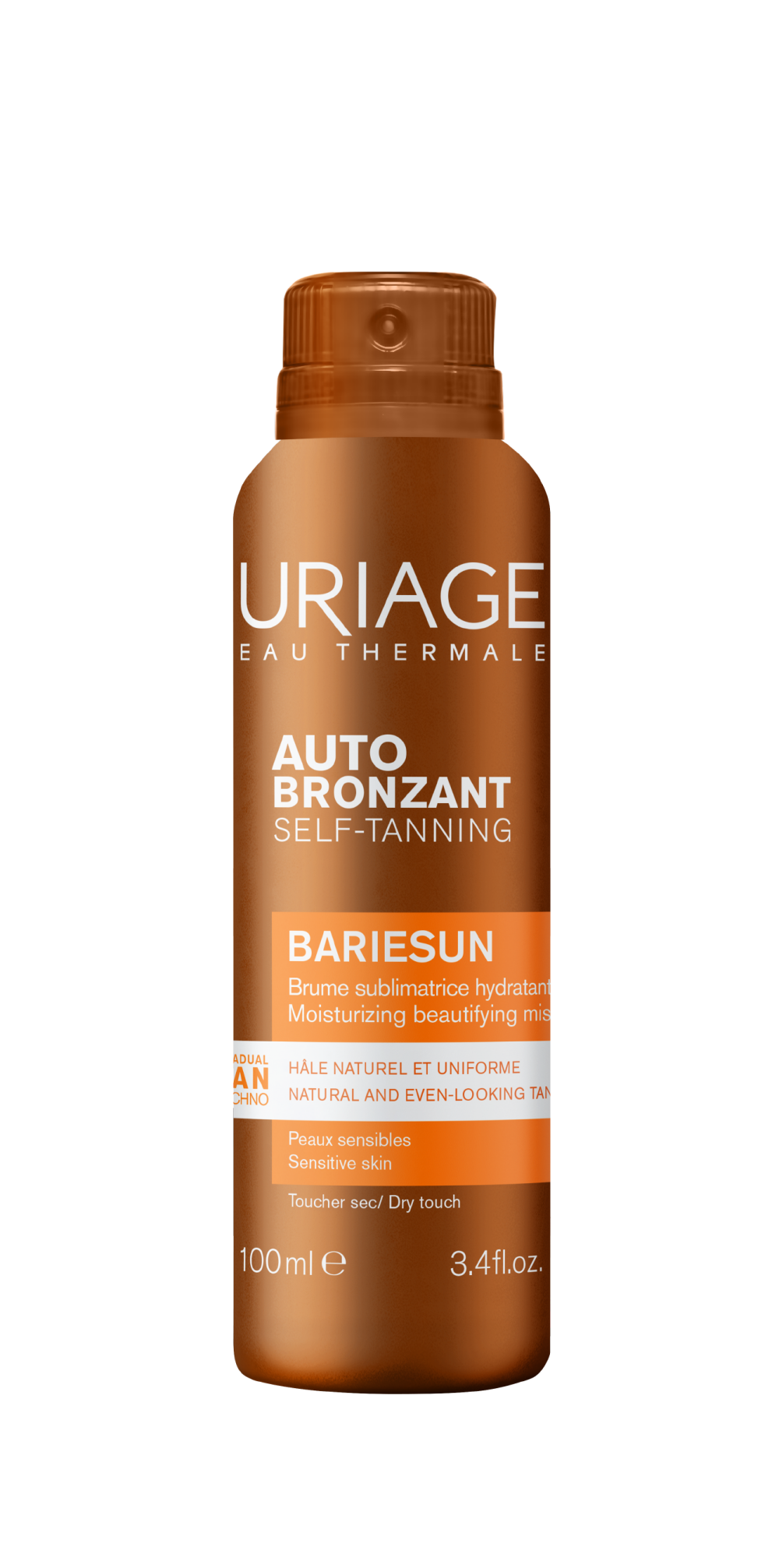 Uriage Bariesun self tan thermal mist 100 mililitros