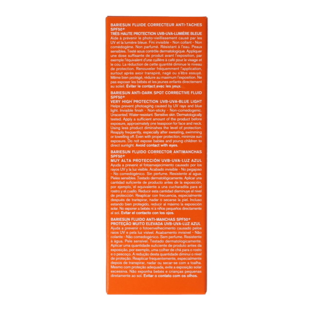 Bariesun fluid anti dark  spots SPF50 40 Milliliter