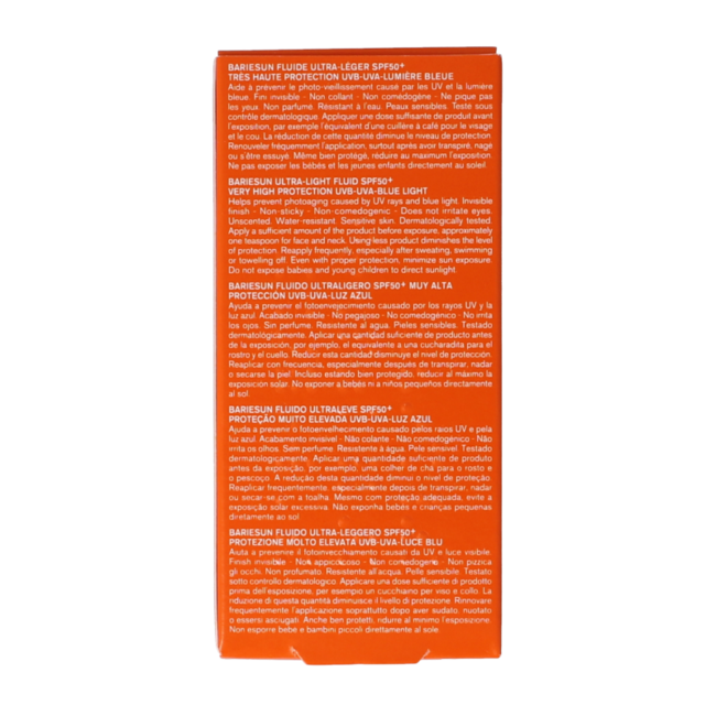 Bariesun fluido ultraleggero SPF50 30 Millilitri