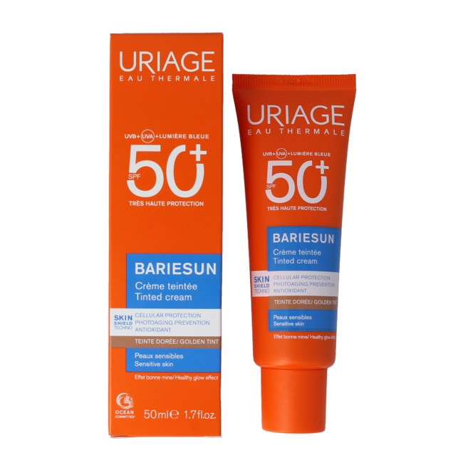 Bariesun koloryzujący krem złocisty SPF50 50 mililitrów