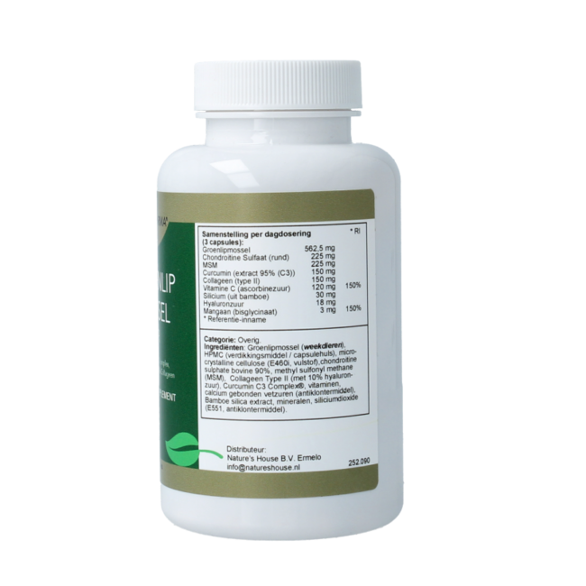 Groenlipmossel xtr 90 gélules