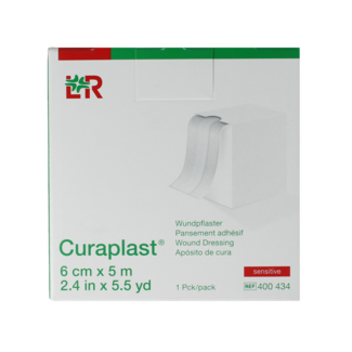 Curaplast Sensitive Wundpflaster 6 cm × 5 m 1 Rolle