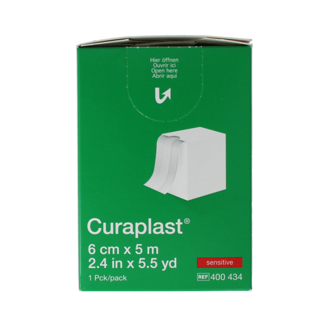 Sensitive Wundpflaster 6 cm × 5 m 1 Rolle