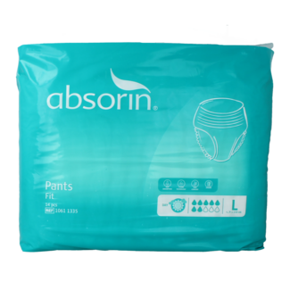 Absorin Comfort pants fit L 14 Pièces