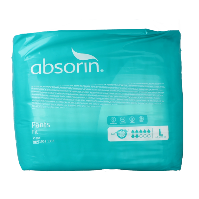 Comfort pants fit L 14 Stuks