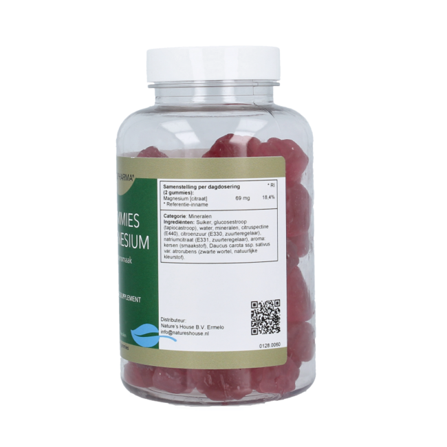 Gominolas de magnesio sabor cereza 60 gominolas
