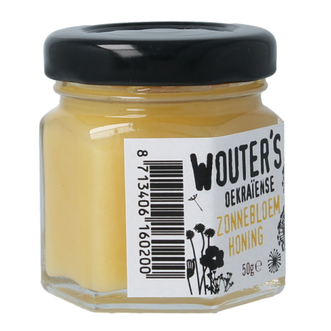 Wouters UA zonnebloemhoning 50 Gram