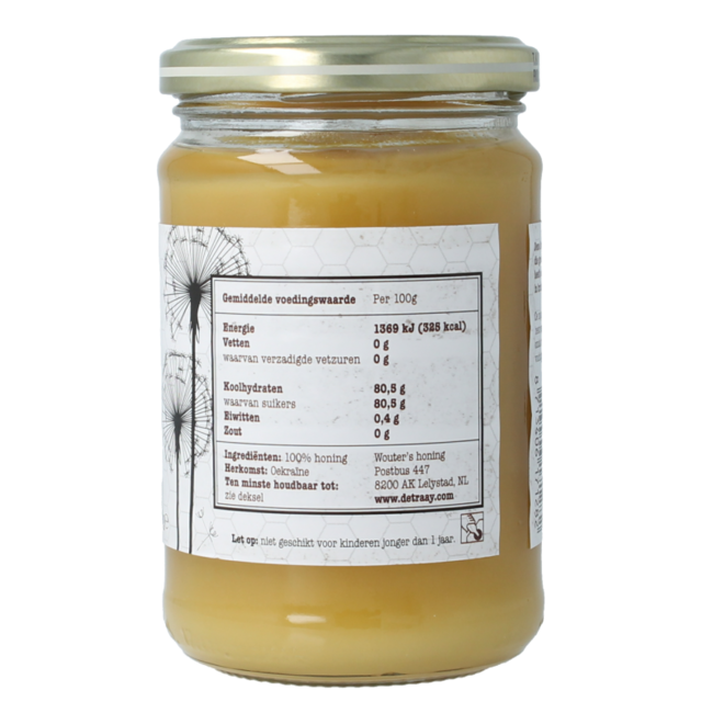 Wouters Ukrainian Sunflower Honey 350 grams