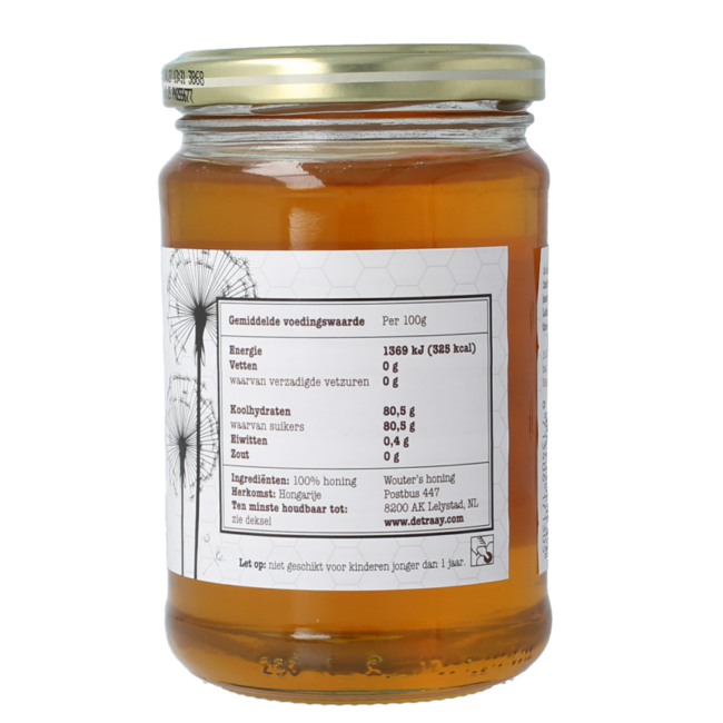 Wouters Hongaarse lindehoning 350 Gram