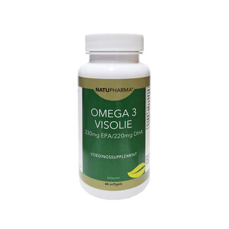 Natupharma Omega 3 aceite de pescado 60 cápsulas blandas