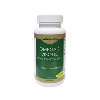 Natupharma Omega 3 huile de poisson 60 gélules