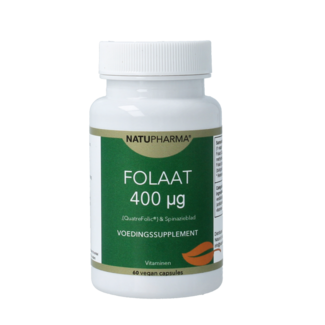 Natupharma Folaat 400ug quatrefolic 60 Stuks