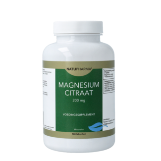Natupharma Citrato de magnesio 200 mg - 100 comprimidos