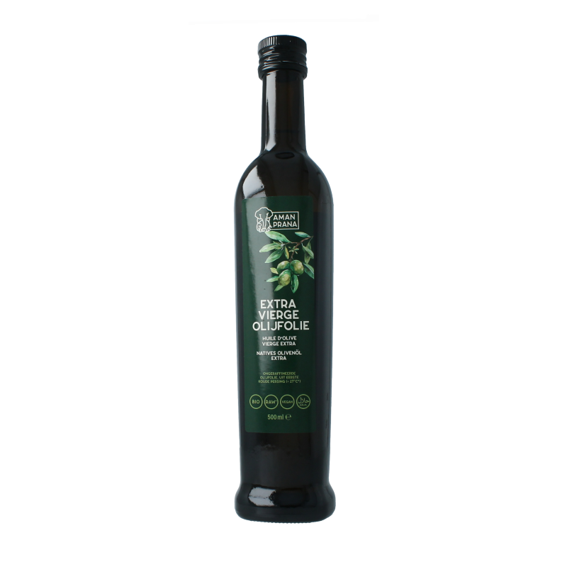 Aman Prana Olio extra vergine di oliva bio 500 Millilitri