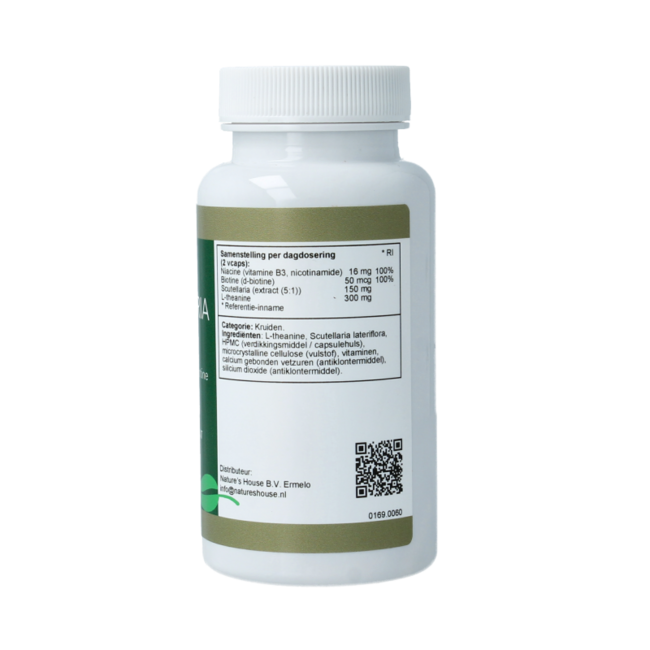 Scutellaria vitamina B3 biotina 60 Cápsulas