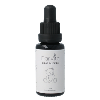 Darvita D3+K2 aceite de coco niños 20 mililitros
