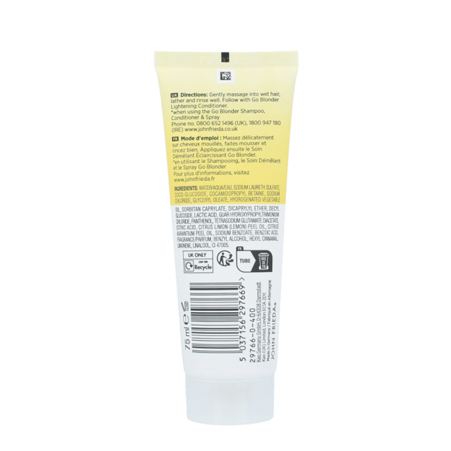 Go blonder lightening shampoo 75 Milliliter