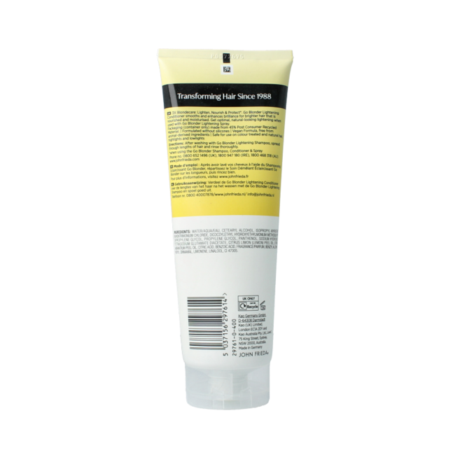 Go blonder après-shampooing éclaircissant 250 millilitres