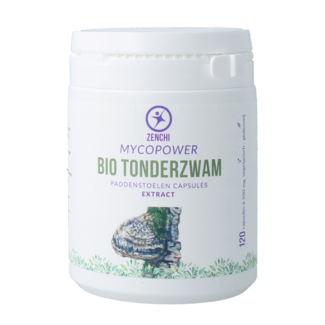 Mycopower BIO Tonderzwam extract bio 120 Capsules