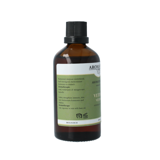 Vetiver essentiele olie bio 100 Milliliter
