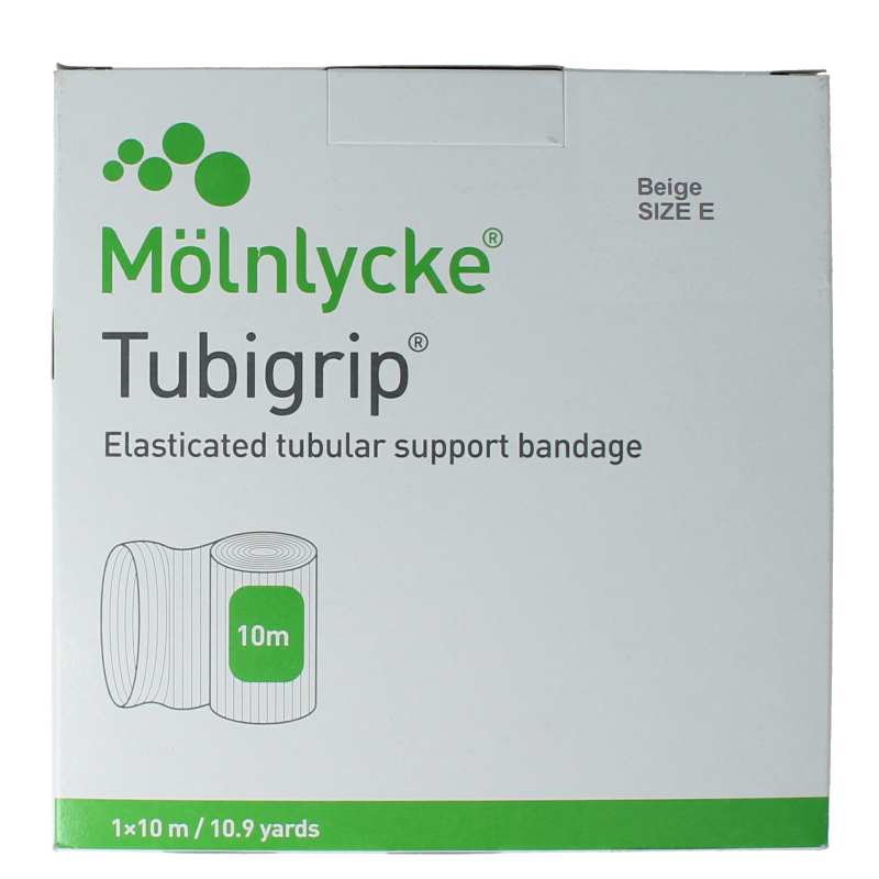 Tubigrip Elastisch buisverband E 10m x 87500 µm huidkleur 1 Stuks
