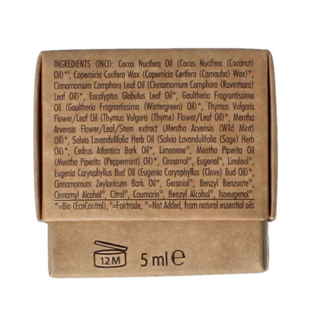 Baume aux herbes respiratoire Amanprana Rudolf 5 millilitres