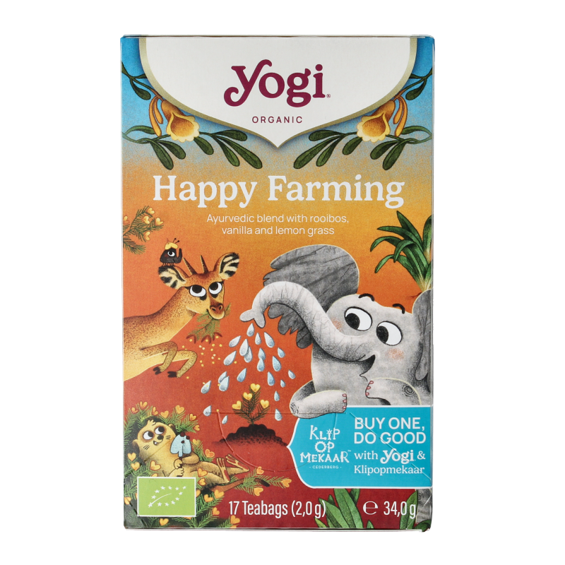 Yogi Tea Happy farming bio 17 bolsitas