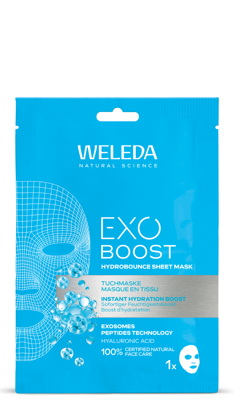 Weleda Exo boost hydrobounce sheet mask bio 20 Milliliter