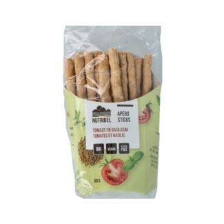 Nutribel Organic Tomato & Basil Aperitif Stick 60 Gram