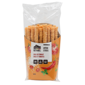 Nutribel Bâtonnets apéritifs chili bio 60 grammes