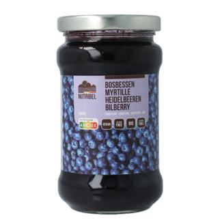 Nutribel Organic blueberry jam 340 Gram