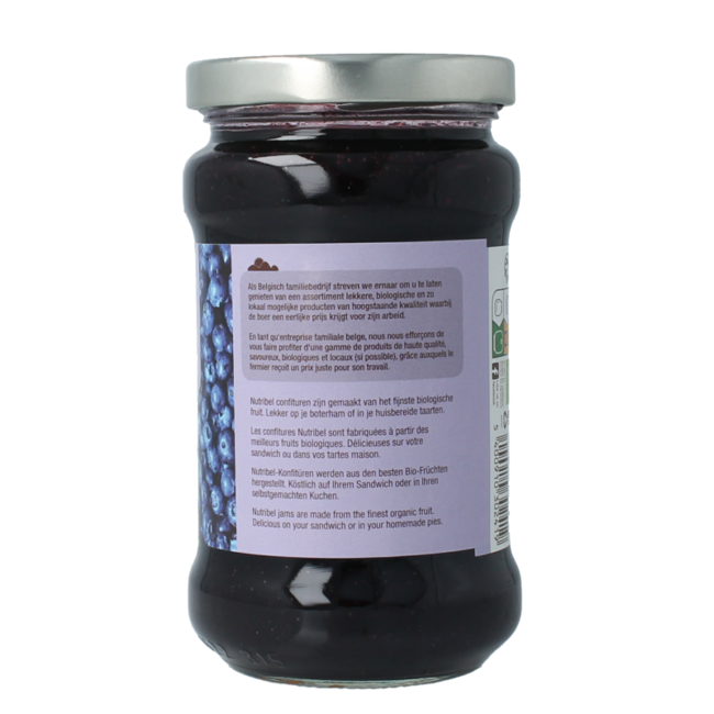 Confiture de myrtilles bio 340 grammes