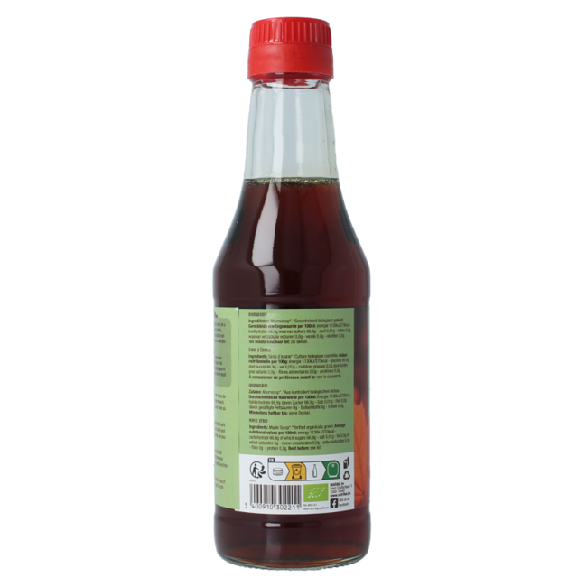 Sirop d'érable grade C bio 240 Millilitres
