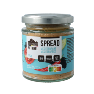 Nutribel Mediterranean spread gluten-free organic 190 Millilitres
