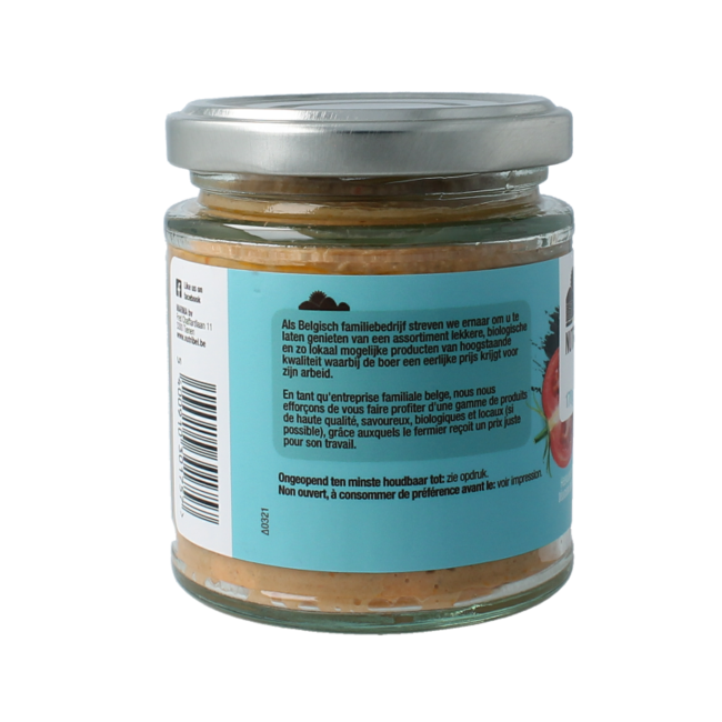 Crema mediterránea sin gluten bio 190 mililitros