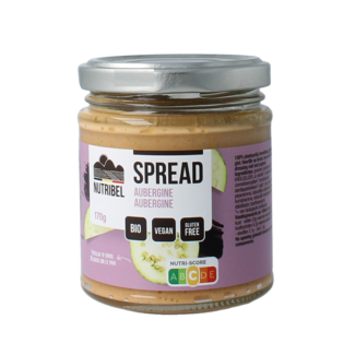 Nutribel Aubergine spread gluten-free organic 180 Gram