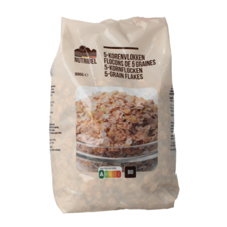Nutribel 5-Getreideflocken Bio 500 Gramm