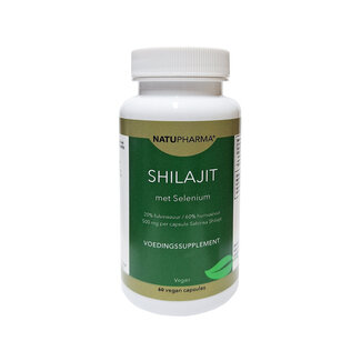 Natupharma Shilajit au sélénium 60 Gélules végétariennes