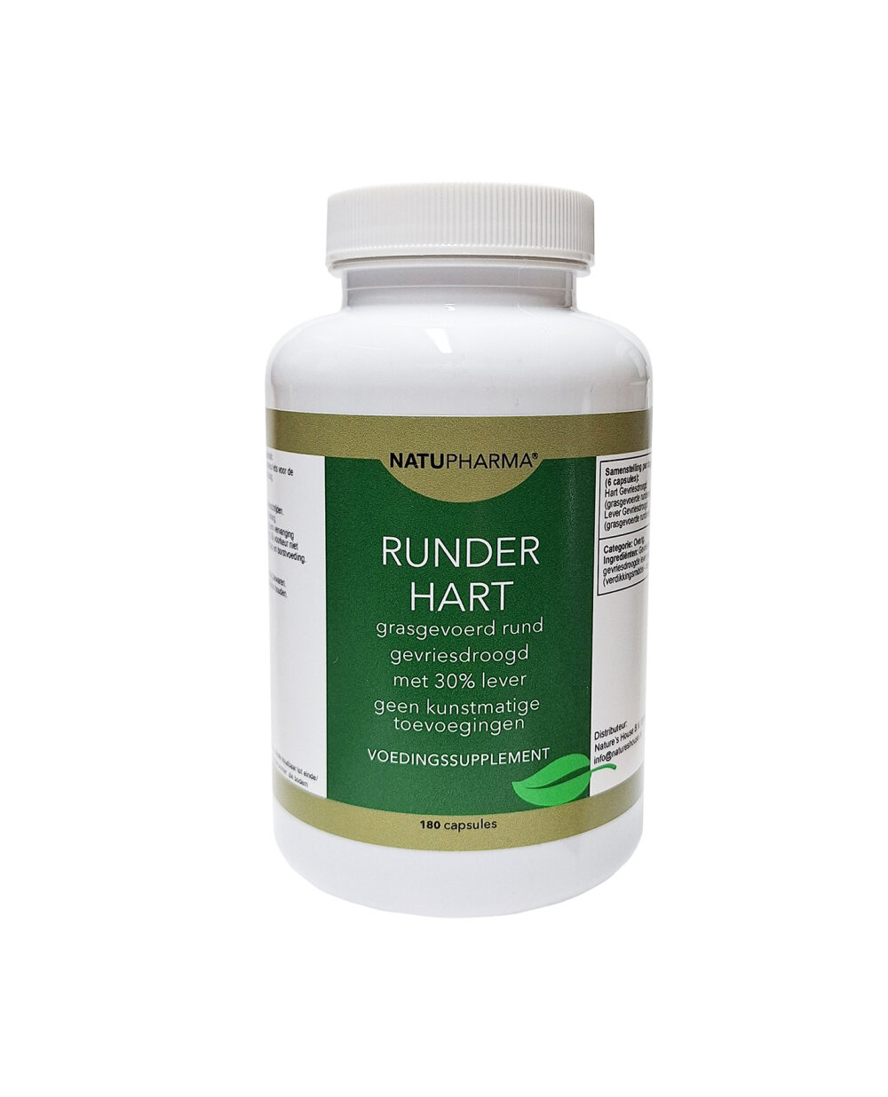 Natupharma Runderhart 180 Capsules