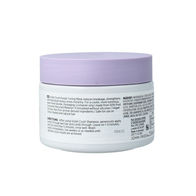 Masque tonifiant violet crush violet 250 millilitres