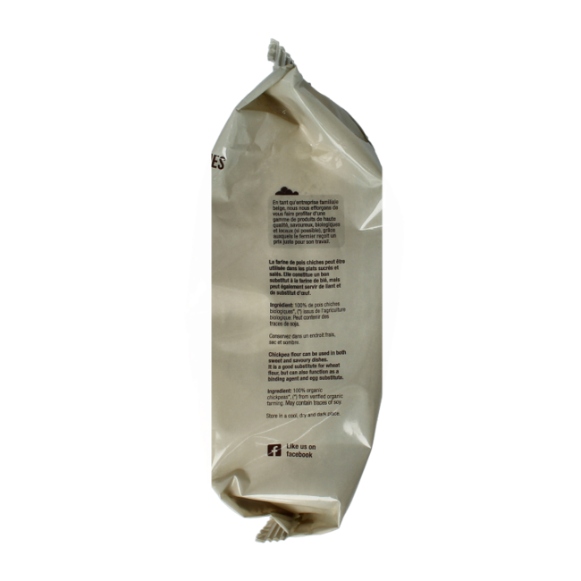 Farine de pois chiches sans gluten bio 500 grammes