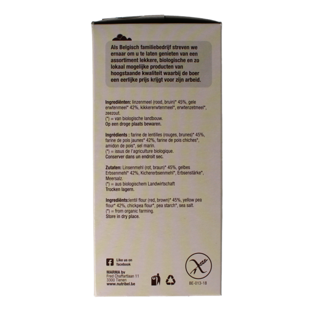 Crackers aux lentilles bio 150,00 grammes