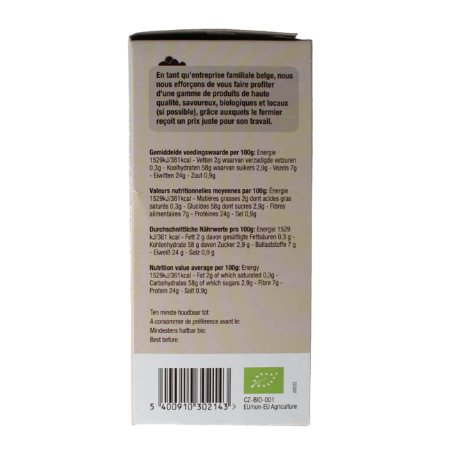 Krakersy z soczewicy bio 150 g